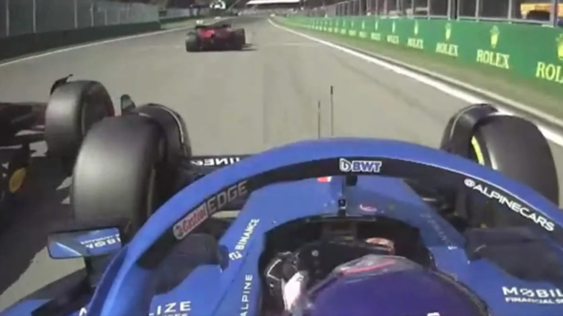 &#39;Checo&#39; Pérez aún le está buscando: la increíble salida de Fernando Alonso en Spa que precedió al choque con Hamilton