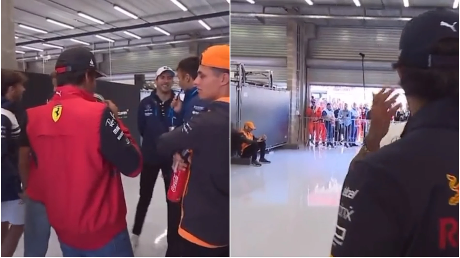 La soledad de Daniel Ricciardo: mientras todos los pilotos hablaban entre ellos, él estaba apartado