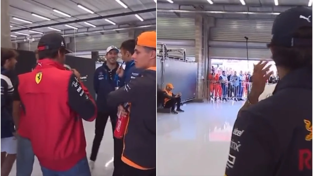 La soledad de Daniel Ricciardo: mientras todos los pilotos hablaban entre ellos, él estaba apartado