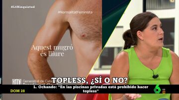 La crítica de Loreto Ochando a la campaña de la Generalitat para promover el topless: "Es lo más retrogrado que he visto en mi vida"