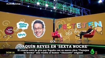 La sorpresa de Joaquín Reyes en su espectáculo: "Es a lo José Luis Moreno pero pagando impuestos"