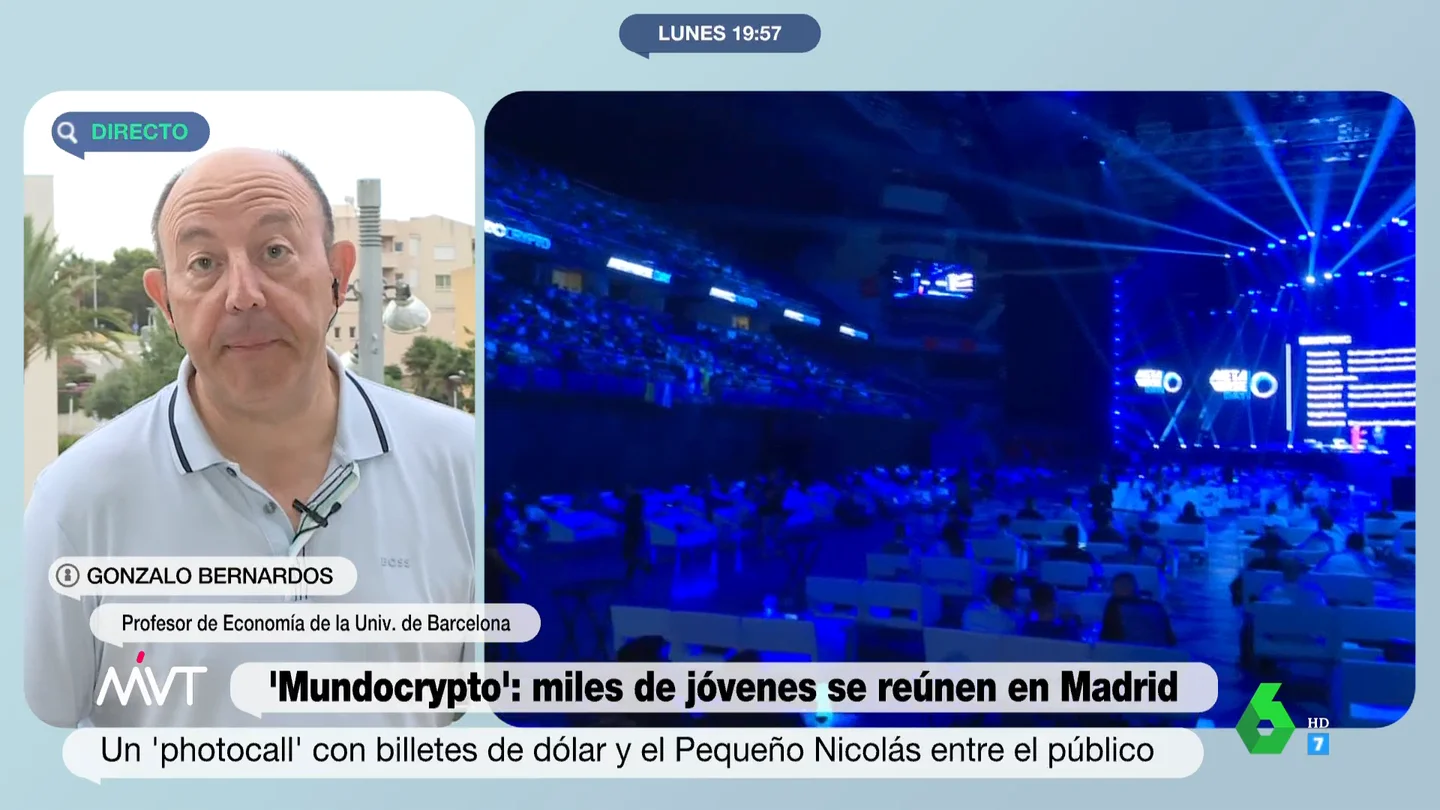 "La mayor tomadura de pelo del siglo XXI": el tajante veredicto de Gonzalo Bernardos sobre el bitcoin "La mayor tomadura de pelo del siglo XXI": el tajante veredicto de Gonzalo Bernardos sobre el bitcoin