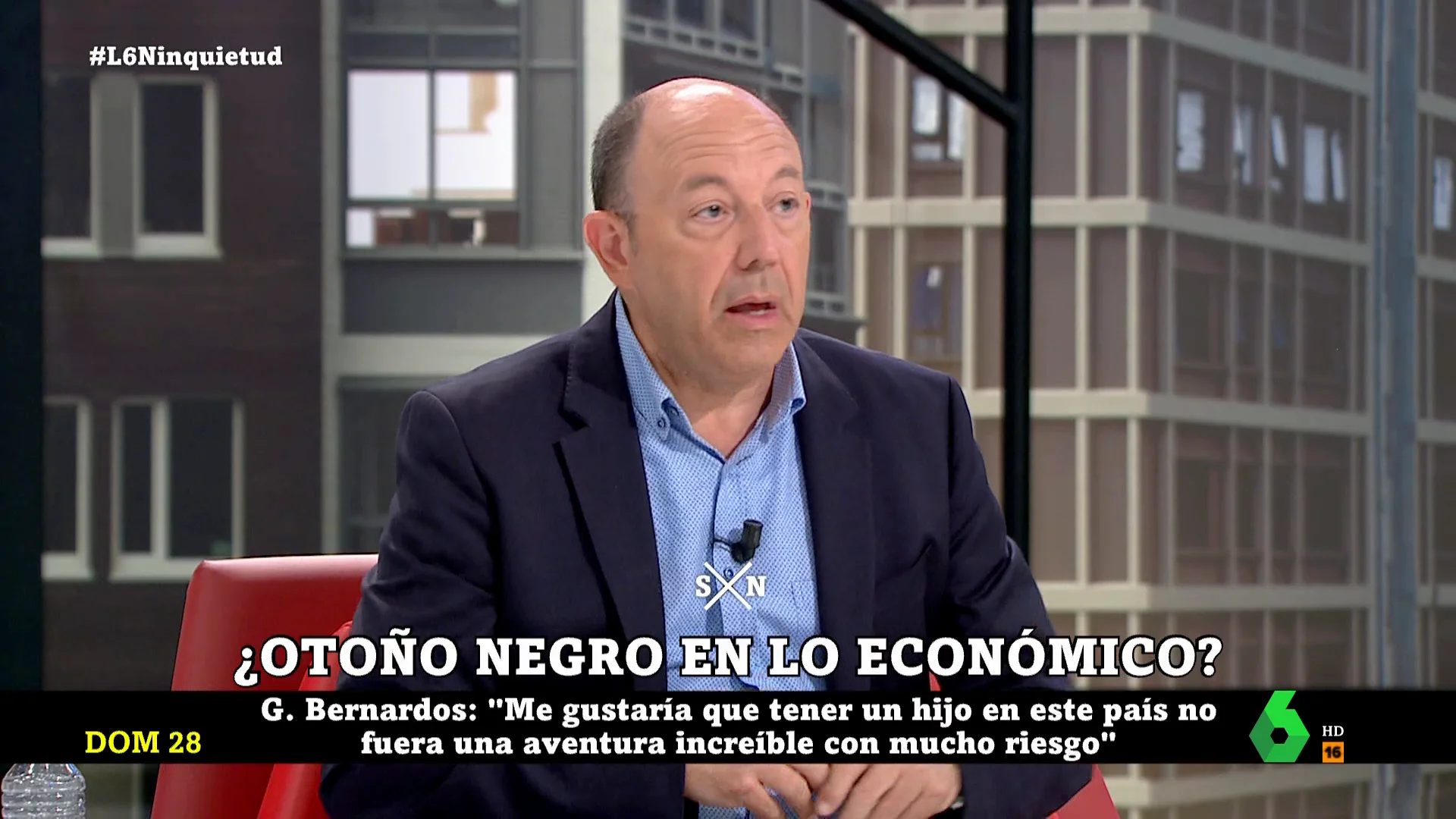 La respuesta de Gonzalo Bernardos a Macron: "La abundancia en España se acabó en 2007, desde entonces hay un cúmulo de desgracias para muchas familias"