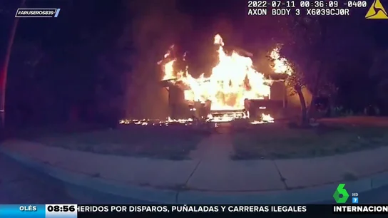 Un repartidor de pizza rescata a cinco niños de un incendio Un repartidor de pizza rescata a cinco niños de un incendio