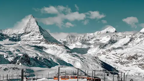 Imagen de Zermatt, en los Alpes suizos Imagen de Zermatt, en los Alpes suizos