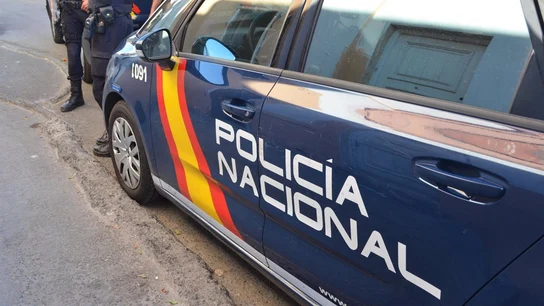 Coche de la Policía Nacional ONDA CERO ALMERIA