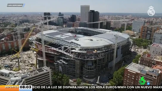 El espectacular vídeo del avance las obras del Santiago Bernabéu El espectacular vídeo del avance las obras del Santiago Bernabéu