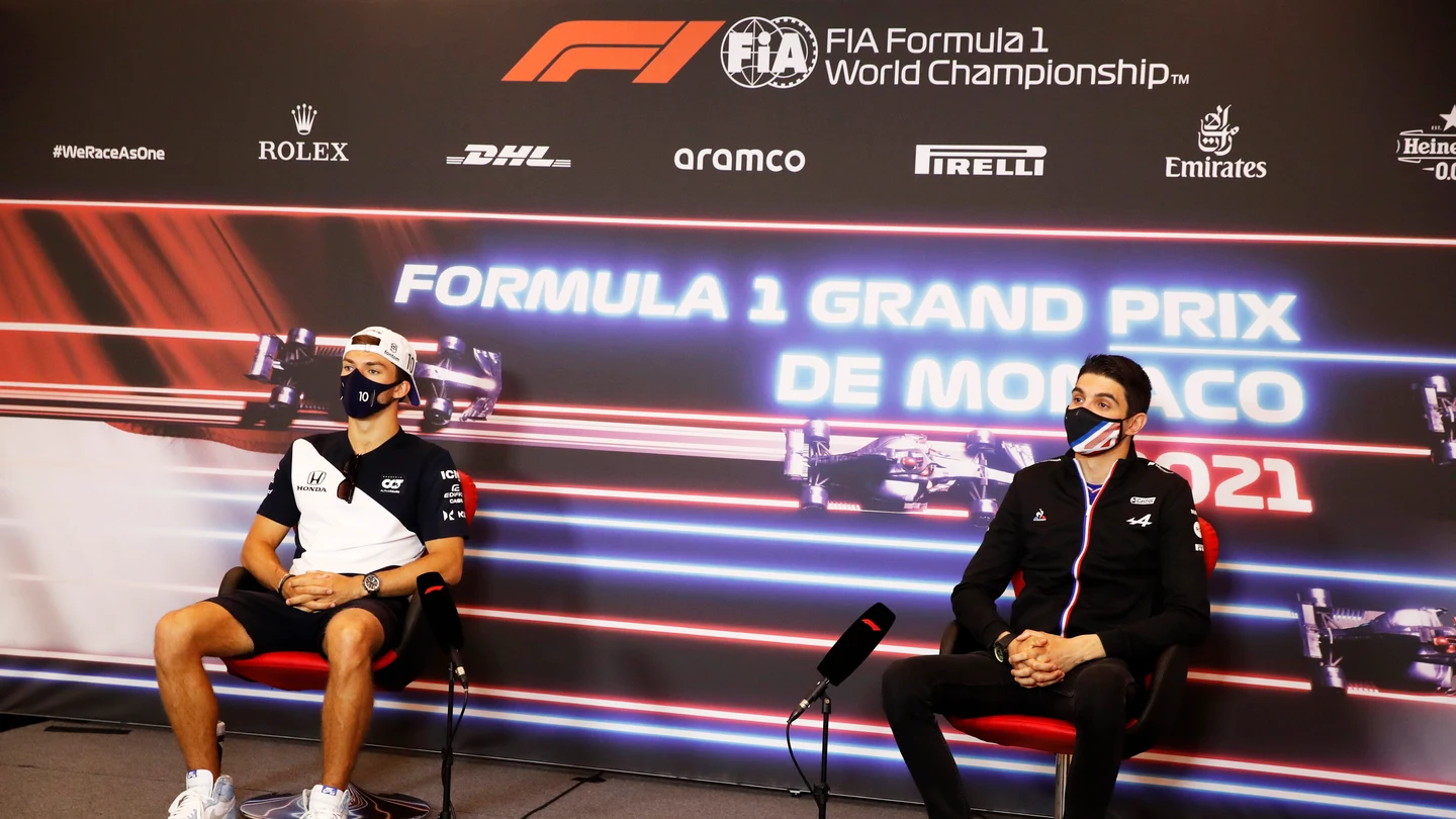 Pierre Gasly y Esteban Ocon Pierre Gasly y Esteban Ocon