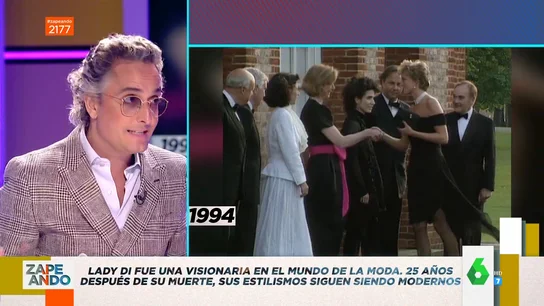 Josie analiza a Lady Di, un auténtico icono de moda "sin heredera": "Las nueras intentan homenajearla y siempre quedan por debajo" Josie analiza a Lady Di, un auténtico icono de moda "sin heredera": "Las nueras intentan homenajearla y siempre quedan por debajo"