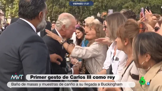 Carlos llega a Buckingham Carlos llega a Buckingham