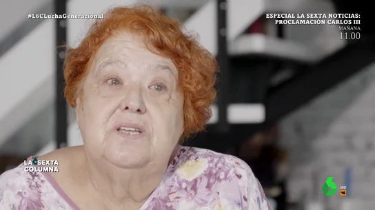 El mensaje de una jubilada a los jóvenes españoles: "No os hemos educado para luchar, pero si no lo hacéis, no tendréis futuro" (*) Desde laSexta.com estamos recuperando los mejores momentos de la hemeroteca de laSexta Columna.