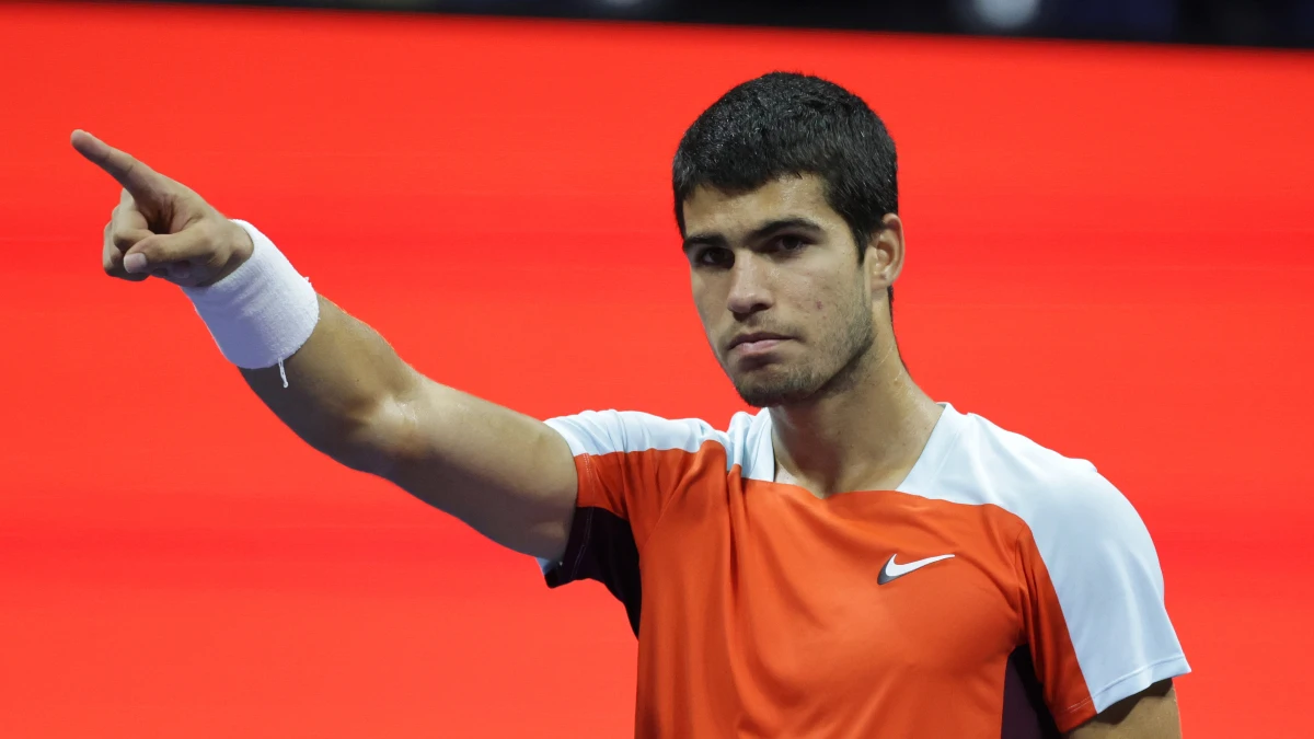 Carlos Alcaraz, en el US Open