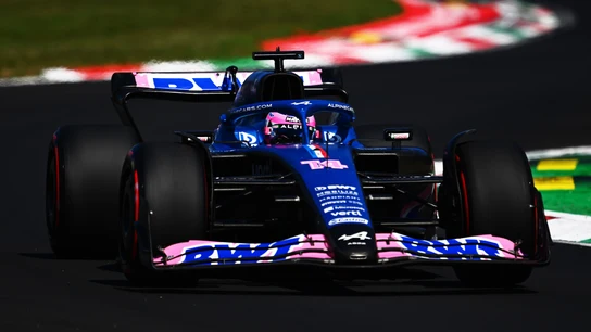 Fernando Alonso, con el Alpine Fernando Alonso, con el Alpine