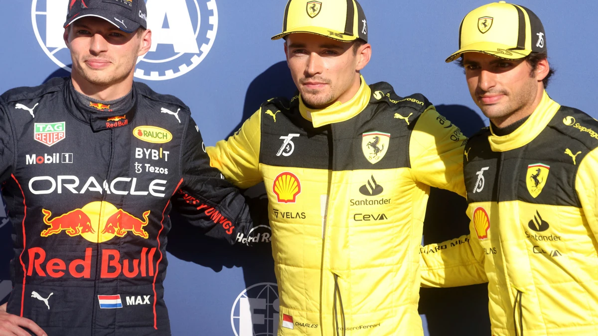 Verstappen, Leclerc y Sainz, los más rápidos del sábado