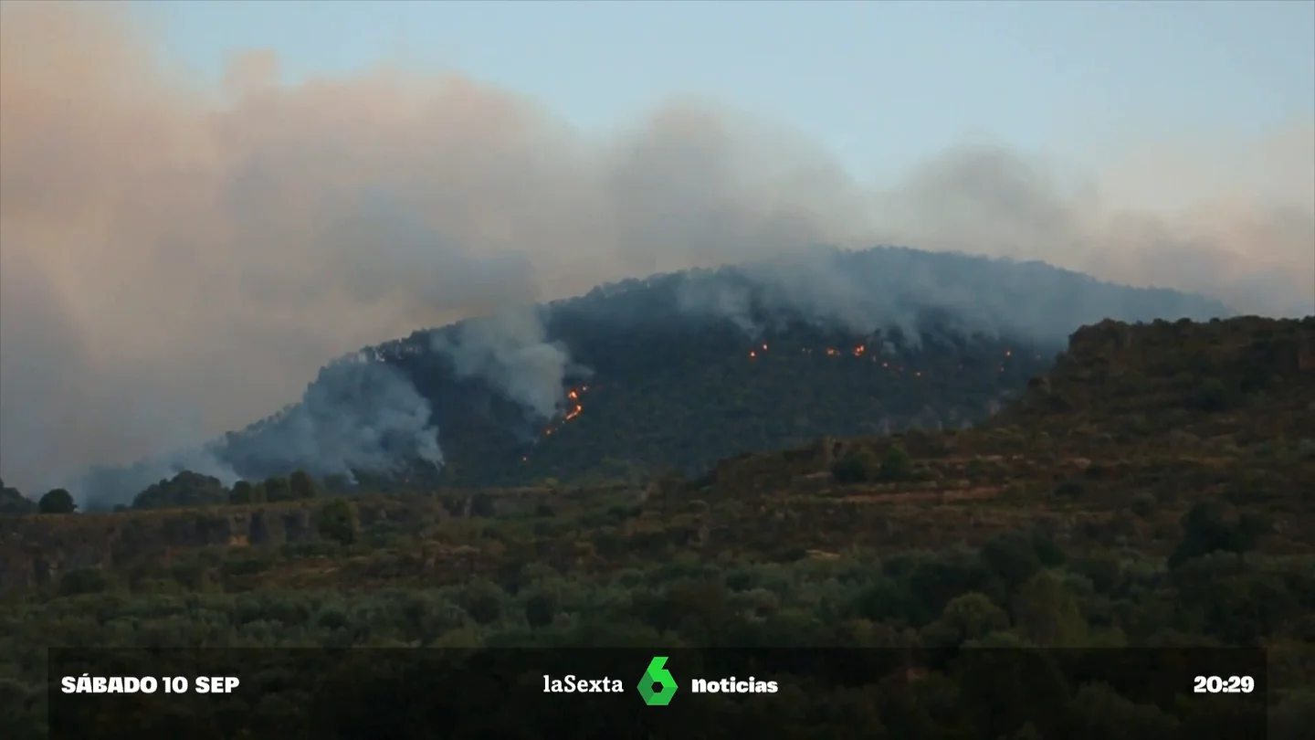 Un incendio forestal en la provincia de Málaga obliga al desalojo de varias viviendas Un incendio forestal en la provincia de Málaga obliga al desalojo de varias viviendas