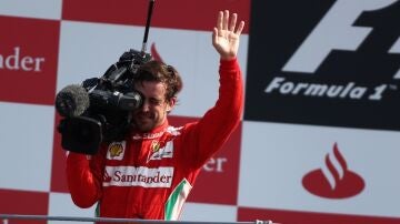Fernando Alonso con Ferrari