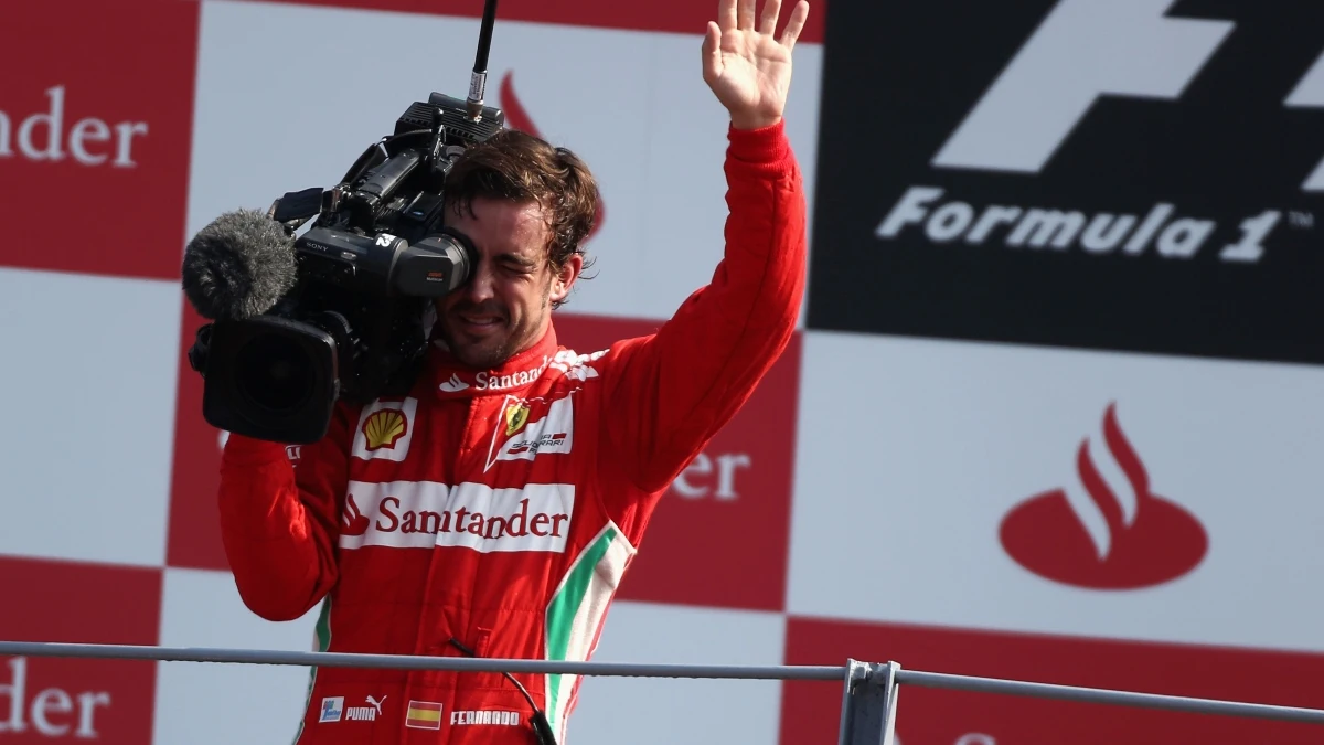 Fernando Alonso con Ferrari