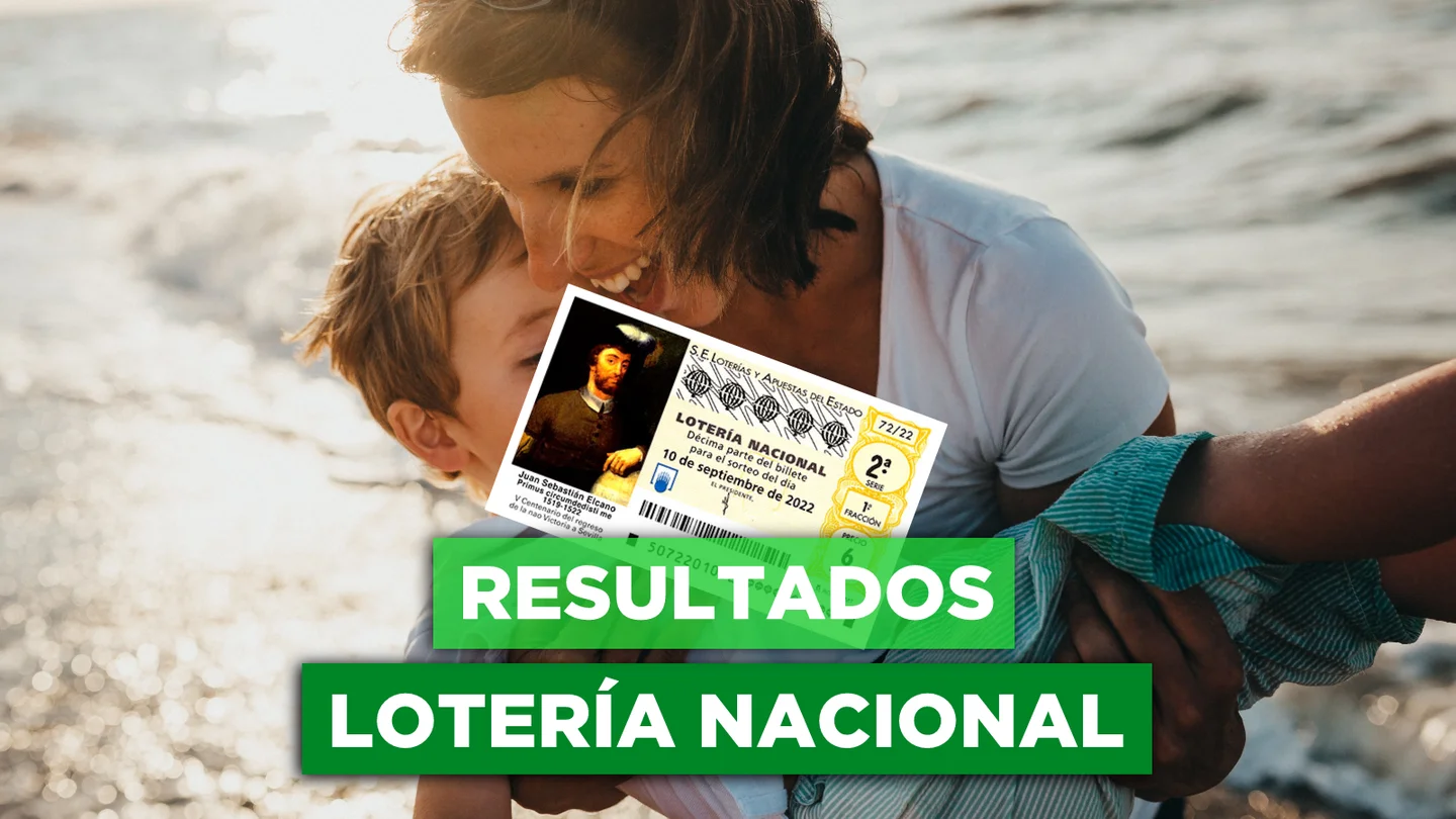 Lotería Nacional hoy: comprobar resultado del sorteo sábado 10 de septiembre, en directo Lotería Nacional hoy: comprobar resultado del sorteo sábado 10 de septiembre