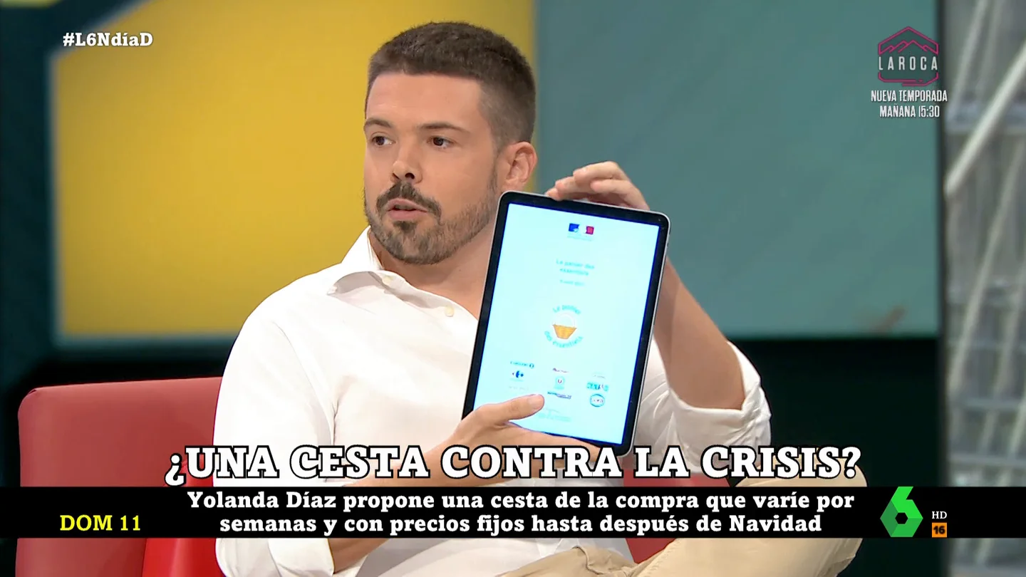 Nacho Corredor, sobre la cesta de la compra de Yolanda Diaz: "La llaman Hugo Chávez por plantear lo que hizo Sarkozy hace 11 años" Nacho Corredor, sobre la cesta de la compra de Yolanda Diaz: "La llaman Hugo Chávez por plantear lo que hizo Sarkozy hace 11 años"
