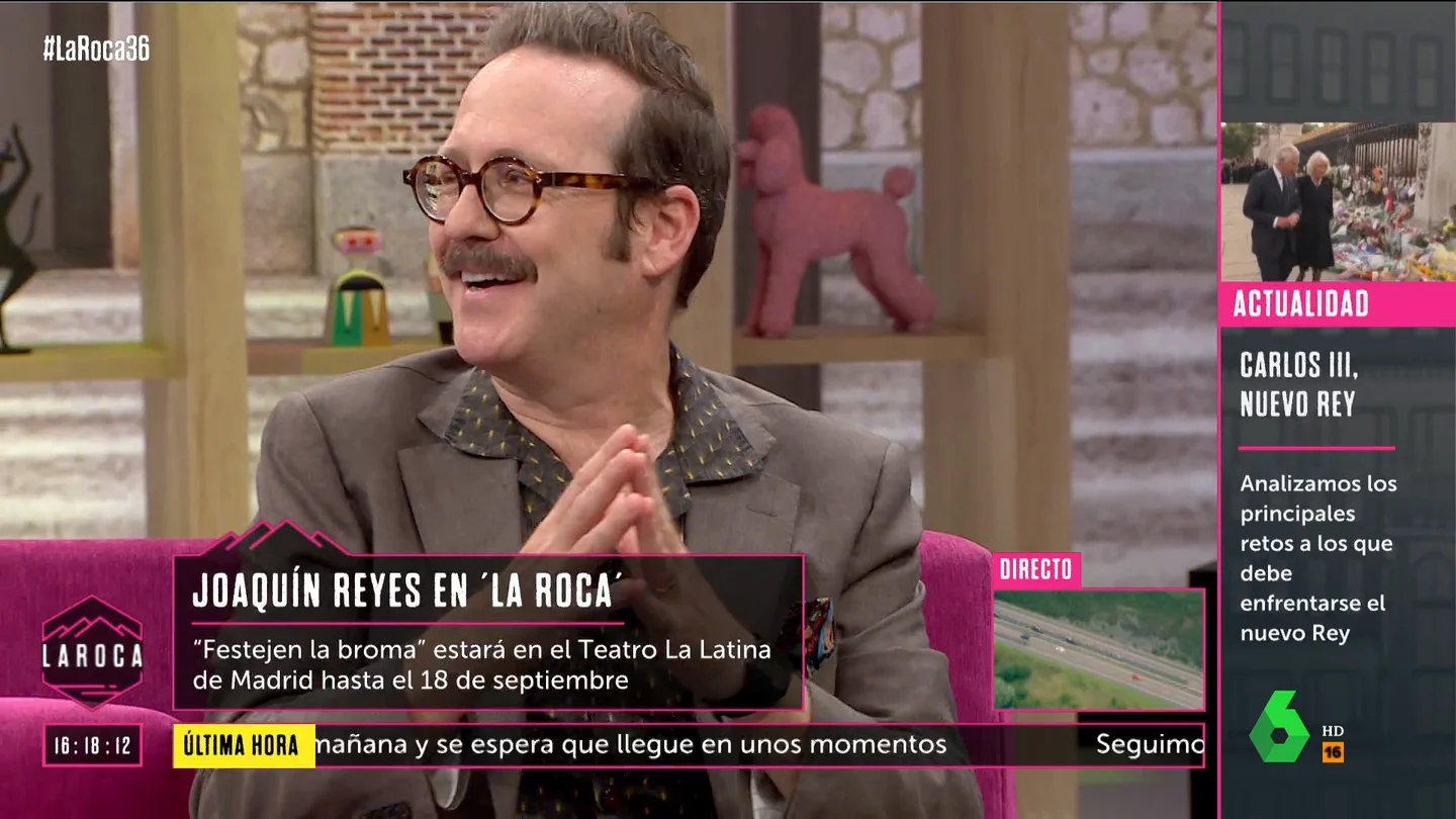 La sorprendente confesión de Joaquín Reyes: "Un día me tiraron un calcetín a la cara" La sorprendente confesión de Joaquín Reyes: "Un día me tiraron un calcetín a la cara"
