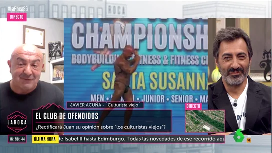 El 'cara a cara' entre Juan del Val y un culturista ofendido por sus polémicas palabras: "Te has pasado" El 'cara a cara' entre Juan del Val y un culturista ofendido por sus polémicas palabras: "Te has pasado"