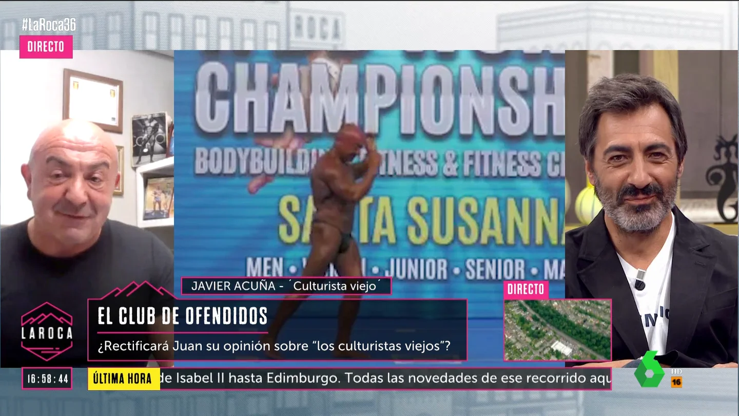 El 'cara a cara' entre Juan del Val y un culturista ofendido por sus polémicas palabras: "Te has pasado" El 'cara a cara' entre Juan del Val y un culturista ofendido por sus polémicas palabras: "Te has pasado"