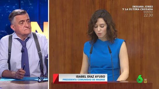 Las "ideas revolucionarias" de Ayuso para "defender a España" de cara a las elecciones deja loco a Wyoming: "Así, con dos huevos" Las "ideas revolucionarias" de Ayuso para "defender a España" de cara a las elecciones deja loco a Wyoming: "Así, con dos huevos"