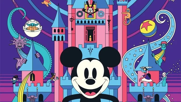 Este fue el poster oficial de la expo D23 de Disney para este año 2022.