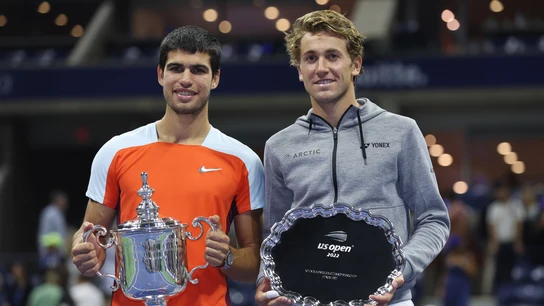 Carlos Alcaraz y Casper Ruud Carlos Alcaraz y Casper Ruud