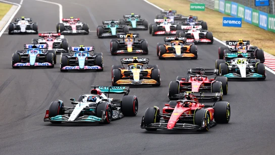 La parrilla de la F1 durante una salida esta temporada La parrilla de la F1 durante una salida esta temporada