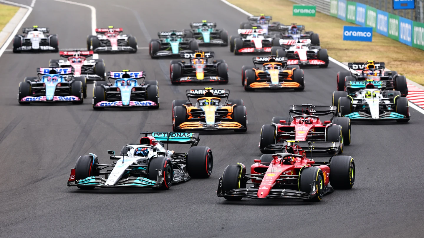 La parrilla de la F1 durante una salida esta temporada La parrilla de la F1 durante una salida esta temporada