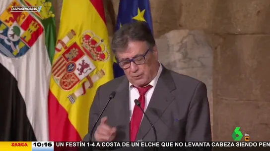 "Iréis al infierno por no traer el tren a Extremadura": el mensaje de Luis Landero a los políticos "Iréis al infierno por no traer el tren a Extremadura": el mensaje de Luis Landero a los políticos