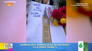 El arriesgado homenaje a la reina Isabel II comparándola con King Kong que arrasa en redes sociales
