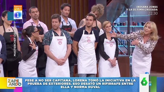 Lorena Castell y Norma Duval protagonizan un duro enfrentamiento en Masterchef: "¿Te callas o no te callas?" Lorena Castell y Norma Duval protagonizan un duro enfrentamiento en Masterchef: "¿Te callas o no te callas?"