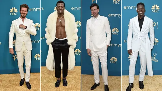 Andrew Gardfield, Jerrod Carmichael, Nicholas Braun y Toheeb Jimoh Andrew Gardfield, Jerrod Carmichael, Nicholas Braun y Toheeb Jimoh