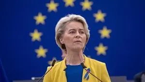 Ursula von der Leyen, durante su discurso del Estado de la Unión ante el Parlamento Europeo