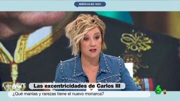 La reacción de Cristina Pardo a una de las excentricidades de Carlos III: "¡Eso es una guarrada!"