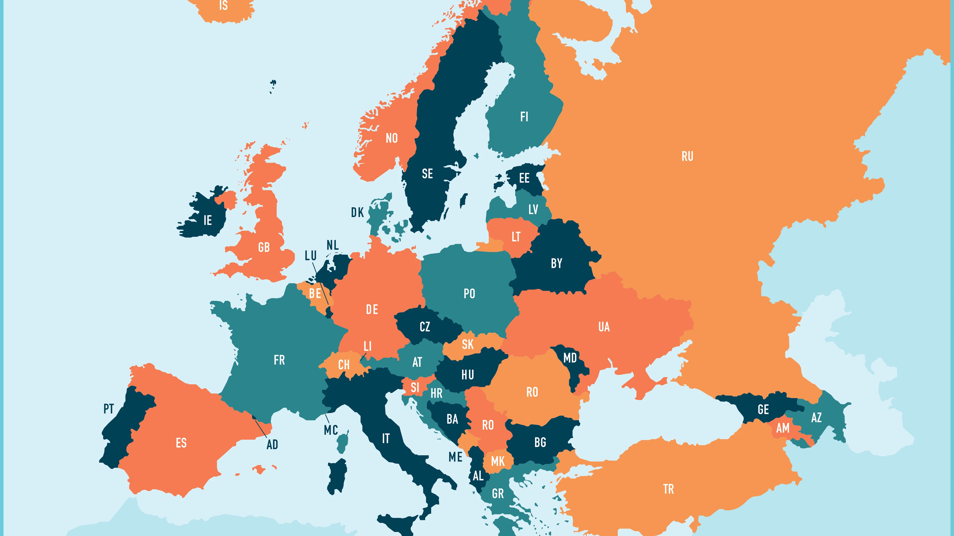 Mapa de Europa