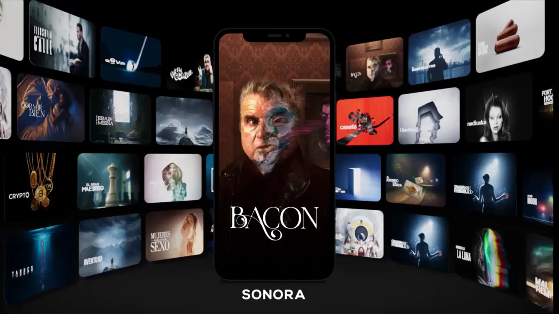 SONORA, la plataforma de entretenimiento de audio en español, presenta su catálogo de producciones y avanza sus próximos proyectos
