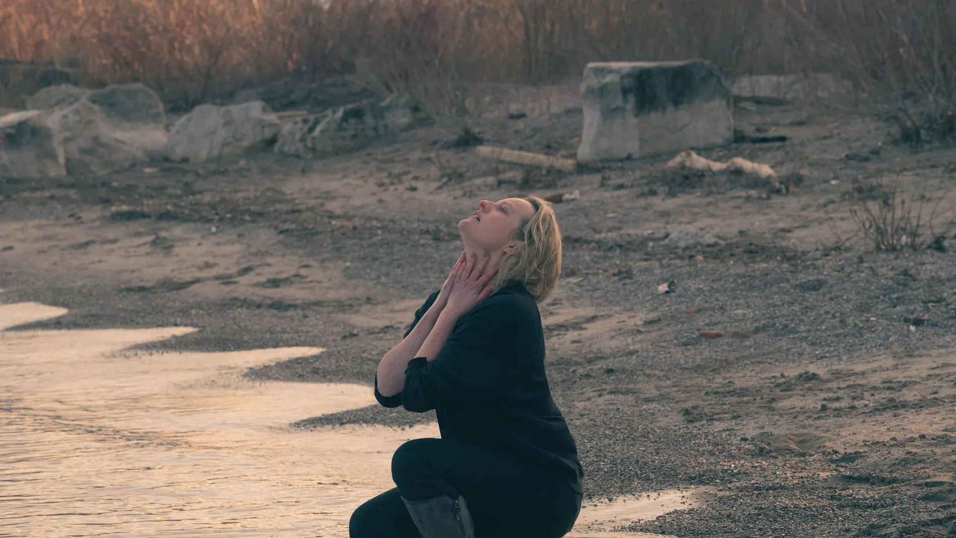 Elisabeth Moss en una escena de la cuarta temporada de &#39;El cuento de la criada&#39;