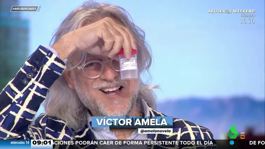 Víctor Amela presenta al mundo con orgullo su piedra en el riñón: "Más que una piedra, era un ladrillo" Víctor Amela presenta al mundo con orgullo su piedra en el riñón: "Más que una piedra, era un ladrillo"