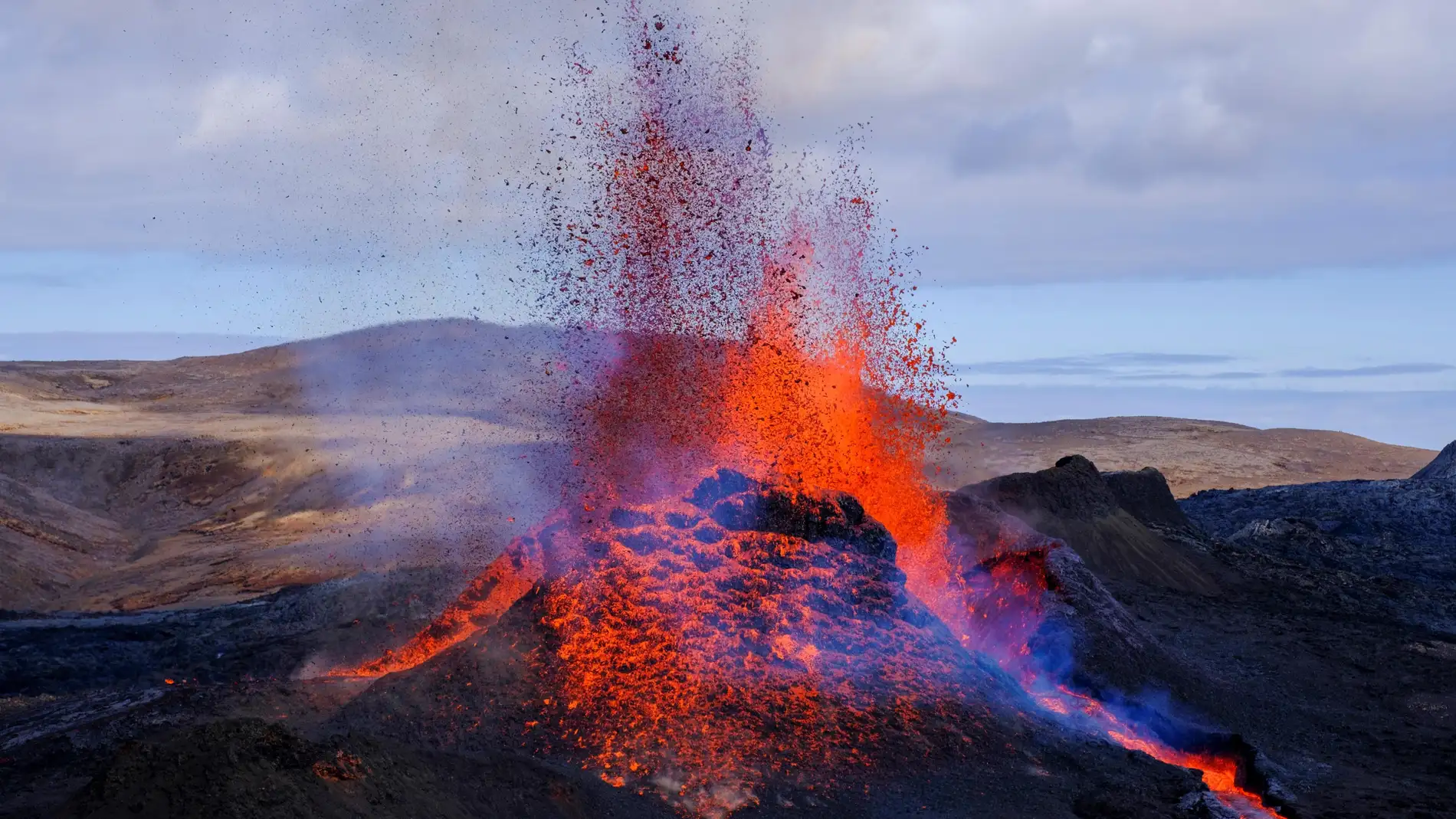 La erupción de Fagradalsfjall en 2021
