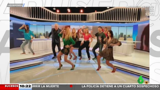 Así fue el "lamentable" ensayo del baile de presentación de 'Aruser@s Weekend': "Qué poca gracia tenemos" Así fue el "lamentable" ensayo del baile de presentación de 'Aruser@s Weekend': "Qué poca gracia tenemos"