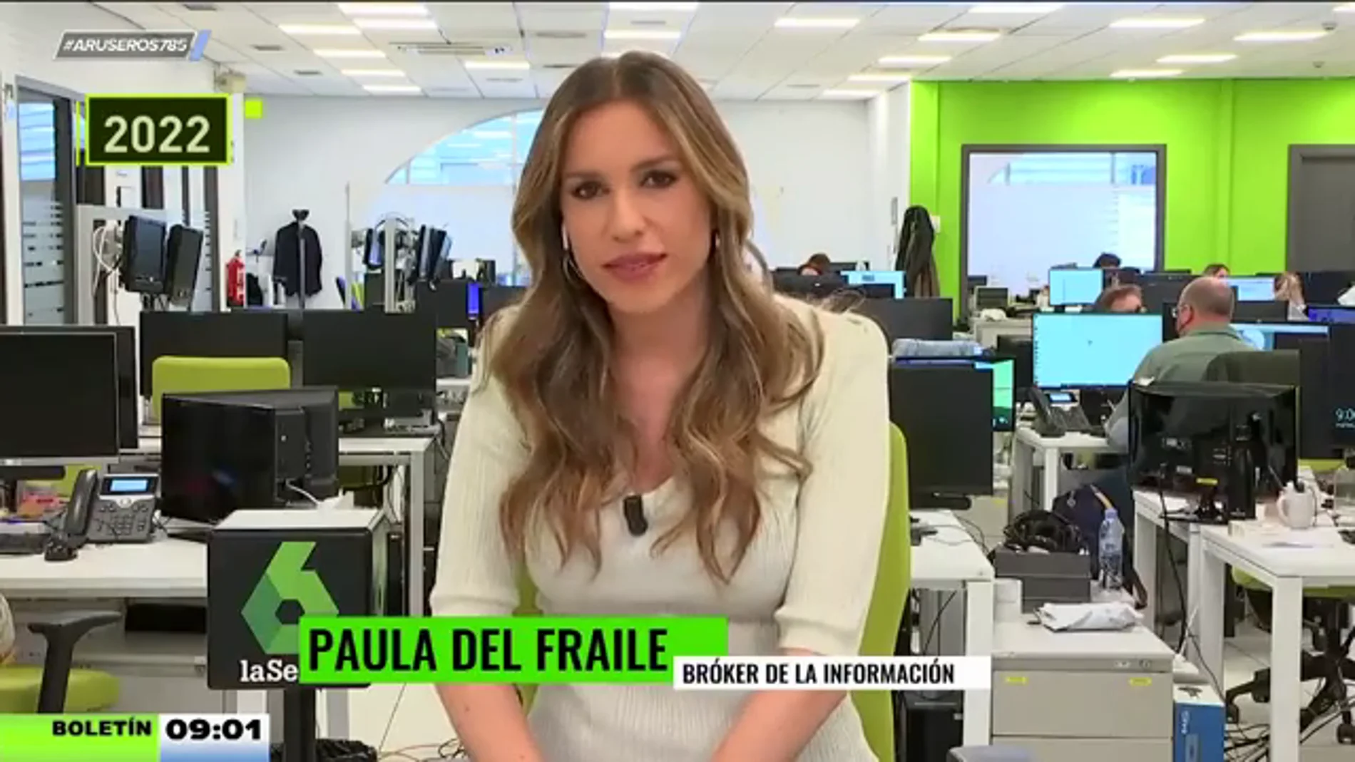 Paula del Fraile, la 'bróker de la información' de Aruser@s: "Empecé el programa estando en el lugar de la noticia"