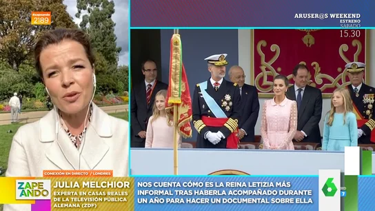 Esto es lo que le dice la reina Letizia a una periodista alemana cada vez que la ve tras un año siguiéndola Esto es lo que le dice la reina Letizia a una periodista alemana cada vez que la ve tras un año siguiéndola
