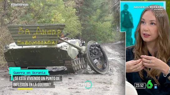 El análisis de Margaryta Yakovenko tras los éxitos de Ucrania en la guerra: "Hay miedo de cómo pueda reaccionar Putin" El análisis de Margaryta Yakovenko tras los éxitos de Ucrania en la guerra: "Hay miedo de cómo pueda reaccionar Putin"