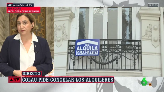 Colau pide a Sánchez "congelar los alquileres como medida de emergencia" Colau pide a Sánchez "congelar los alquileres como medida de emergencia"