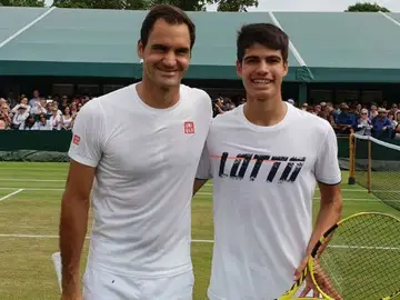 Federer y Alcaraz