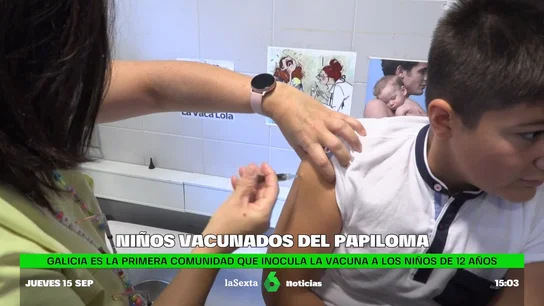 Los niños gallegos estrenan la vacunación contra el virus del papiloma humano para varones en España Los niños gallegos estrenan la vacunación contra el virus del papiloma humano para varones en España