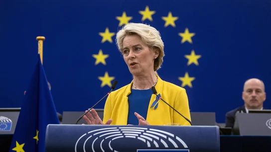 La presidenta de la Comisión Europea, Ursula Von Der Leyen La presidenta de la Comisión Europea, Ursula Von Der Leyen